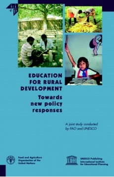 Education for rural development: towards new policy responses: a joint study conducted by FAO and UNESCO